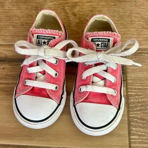 Converse Pink All Star Sneakers Infant Size 7